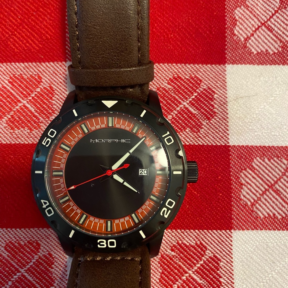 Brand New Morphic M71 Series Quartz Black Dial Men's Watch 7105